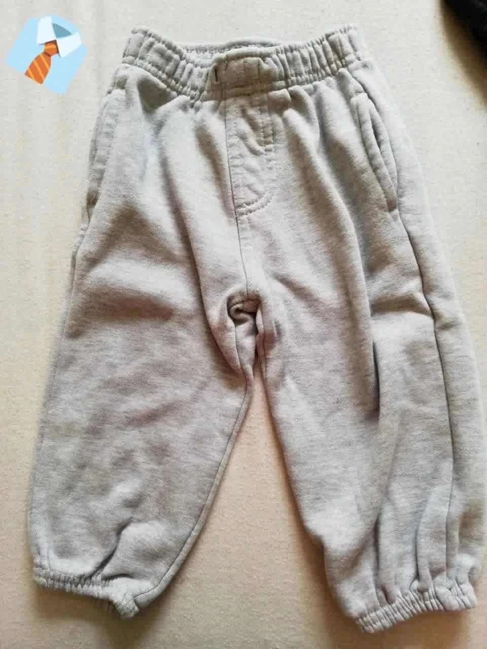 Rebel Boy Pantalon Gris 18/24 Mois 86 cm Bon état Tendance